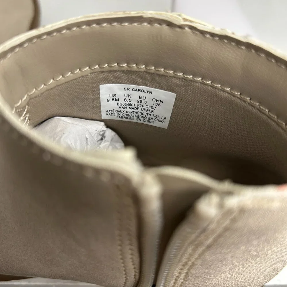 Stride Rite Taupe Carolyn Boot Size 9.5 Toddler